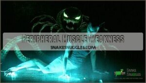peripheral muscle weakness