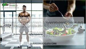 popularity and controversy of snake diet
