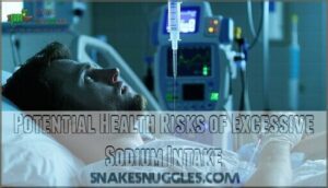 potential health risks of excessive sodium intake
