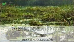 preferred microhabitats within wetlands preferred microhabitats within wetlands
