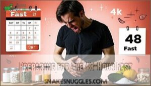 preparing for the 48-hour fast
