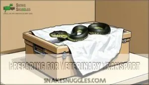 preparing for veterinary transport preparing for veterinary transport