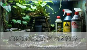 presence of harmful substances