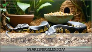 preventing constipation in ball pythons