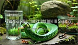 preventing constipation in snakes