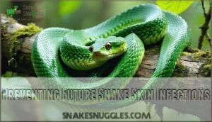 preventing future snake skin infections