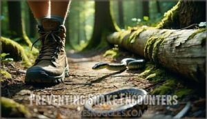 preventing snake encounters