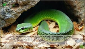 preventing snake mouth rot