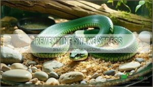 preventing snake stress