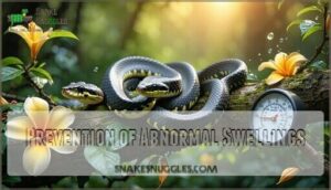 prevention of abnormal swellings