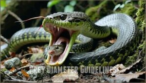 prey diameter guidelines