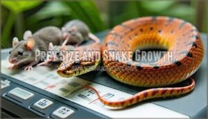 prey size and snake growth