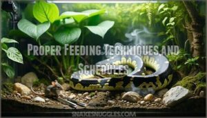 proper feeding techniques and schedules