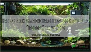 proper snake hygiene practices