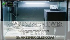 providing a safe and warm environment providing a safe and warm environment