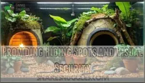 providing hiding spots and visual security providing hiding spots and visual security