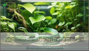 providing proper care and nutrition