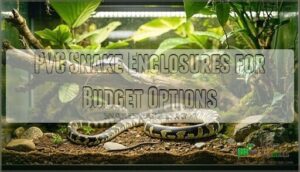 pvc snake enclosures for budget options