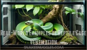 real-world examples of reptile cage ventilation