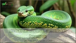 recognizing abnormal shedding and dysecdysis recognizing abnormal shedding and dysecdysis