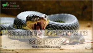 recognizing and addressing feeding issues in snakes