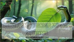 recovery and prognosis for snake septicemia