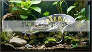 reducing snake stress