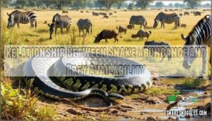 relationship between snake abundance and prey availability
