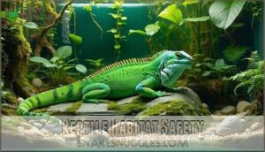 reptile habitat safety