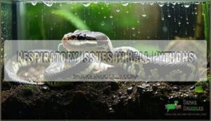 respiratory issues in ball pythons