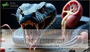 risk factors for acute kidney injury after envenoming