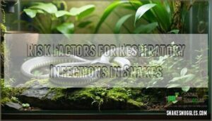 risk factors for respiratory infections in snakes