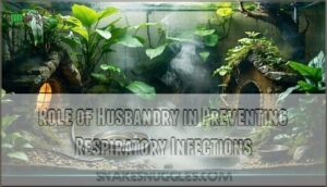 role of husbandry in preventing respiratory infections