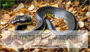 safe bedding materials for snakes