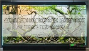 safe climbing branches snake habitat