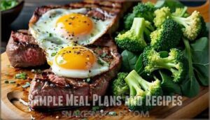 sample meal plans and recipes