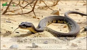 sand boa unique features sand boa unique features