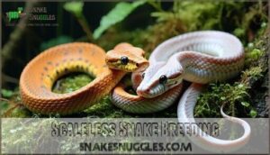 scaleless snake breeding