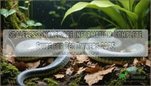 scaleless snake care information