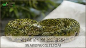 second-degree burns