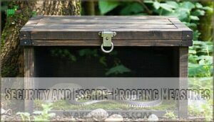 security and escape-proofing measures
