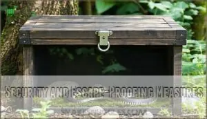 security and escape-proofing measures security and escape-proofing measures