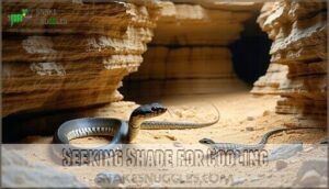 seeking shade for cooling
