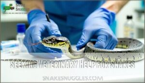 seeking veterinary help for snakes