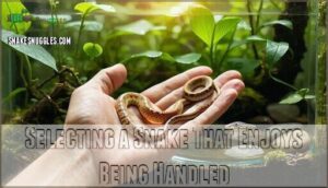 selecting a snake that enjoys being handled