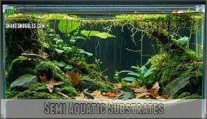 semi aquatic substrates