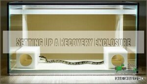 setting up a recovery enclosure
