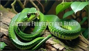 shedding frequency and health shedding frequency and health