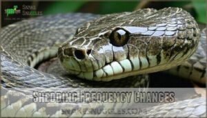 shedding frequency changes
