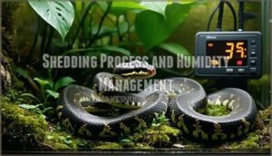 shedding process and humidity management